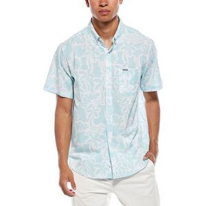 Vintage Summer Mens Performance Shirt, Green